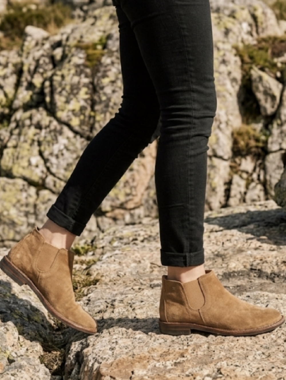 Trask Allison Suede Leather Ankle Boots Bootie